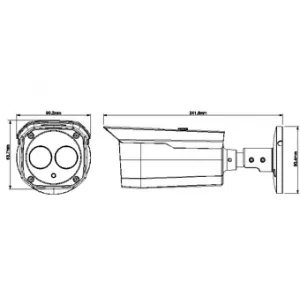 Видеокамера DAHUA DH-HAC-HFW1200BP-0360B Видеокамера DAHUA DH-HAC-HFW1200BP-0360B