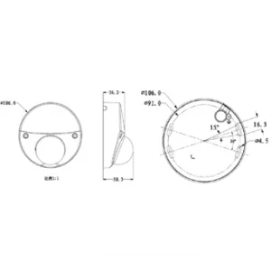 IP-камера DAHUA DH-IPC-HDBW4220FP-0600B IP-камера DAHUA DH-IPC-HDBW4220FP-0600B