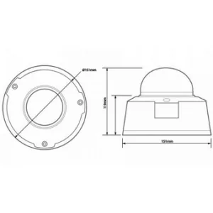 IP-камера DAHUA DH-IPC-HDBW5302P IP-камера DAHUA DH-IPC-HDBW5302P