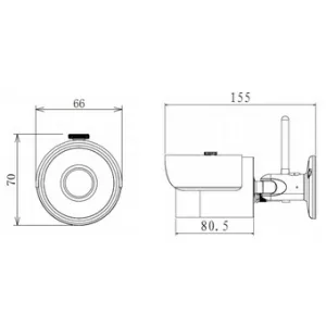 IP-камера DAHUA DH-IPC-HFW1200SP-W-0800B IP-камера DAHUA DH-IPC-HFW1200SP-W-0800B