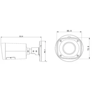 IP-камера DAHUA DH-IPC-HFW2201RP-VFS IP-камера DAHUA DH-IPC-HFW2201RP-VFS