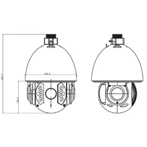 Видеокамера DAHUA DH-SD6A220I-HC Видеокамера DAHUA DH-SD6A220I-HC