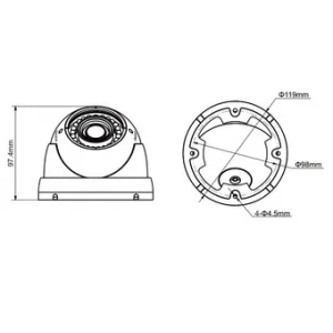 Видеокамера DAHUA HAC-HDW1100R-VF Видеокамера DAHUA HAC-HDW1100R-VF