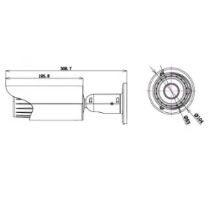 IP-камера DAHUA IPC-HFW5100C-L IP-камера DAHUA IPC-HFW5100C-L