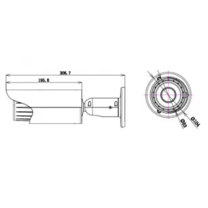 IP-камера DAHUA IPC-HFW5300C-L IP-камера DAHUA IPC-HFW5300C-L